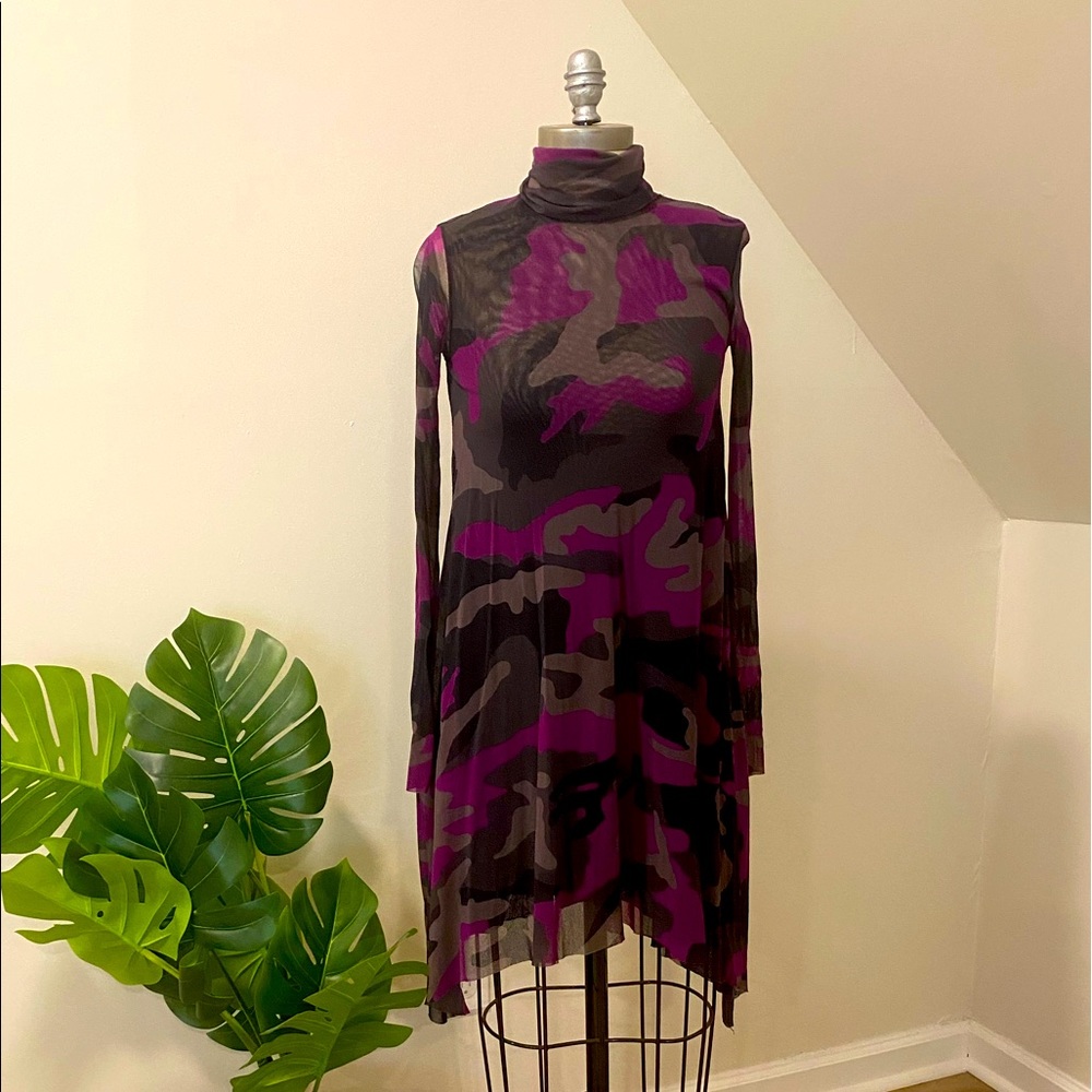 Jean Paul Gaultier Fuzzi handkerchief hem swing dress